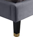Harlie Grey Velvet King Bed - Royal Furniture & Gifts (MI) - Multi Location