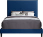 Harlie Navy Velvet King Bed - Royal Furniture & Gifts (MI) - Multi Location