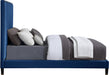 Harlie Navy Velvet King Bed - Royal Furniture & Gifts (MI) - Multi Location