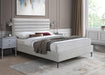 Hunter Cream Linen King Bed - Royal Furniture & Gifts (MI) - Multi Location