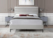 Hunter Cream Linen King Bed - Royal Furniture & Gifts (MI) - Multi Location