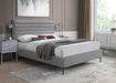 Hunter Grey Linen King Bed - Royal Furniture & Gifts (MI) - Multi Location