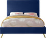 Jasmine Navy Velvet King Bed - Royal Furniture & Gifts (MI) - Multi Location