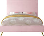 Jasmine Pink Velvet Queen Bed - Royal Furniture & Gifts (MI) - Multi Location