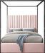 Jax Pink Velvet Queen Bed - Royal Furniture & Gifts (MI) - Multi Location