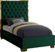 Lana Green Velvet Twin Bed - Royal Furniture & Gifts (MI) - Multi Location