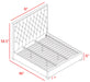 Lexi Grey Velvet King Bed - Royal Furniture & Gifts (MI) - Multi Location