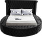 Luxus Black Velvet King Bed (3 Boxes) - Royal Furniture & Gifts (MI) - Multi Location