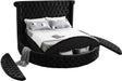 Luxus Black Velvet King Bed (3 Boxes) - Royal Furniture & Gifts (MI) - Multi Location