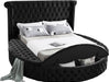 Luxus Black Velvet King Bed (3 Boxes) - Royal Furniture & Gifts (MI) - Multi Location