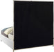 Milan White Faux Leather Queen Bed - Royal Furniture & Gifts (MI) - Multi Location