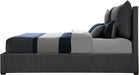Misha Pepper Black Polyester Fabric King Bed (3 Boxes) - Royal Furniture & Gifts (MI) - Multi Location