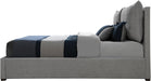 Misha Light Grey Polyester Fabric King Bed (3 Boxes) - Royal Furniture & Gifts (MI) - Multi Location