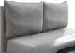 Misha Light Grey Polyester Fabric King Bed (3 Boxes) - Royal Furniture & Gifts (MI) - Multi Location