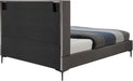 Nadia Grey Velvet Queen Bed - Royal Furniture & Gifts (MI) - Multi Location