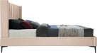 Nadia Pink Velvet King Bed - Royal Furniture & Gifts (MI) - Multi Location