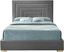 Nora Grey Velvet King Bed - Royal Furniture & Gifts (MI) - Multi Location