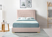 Nora Pink Velvet King Bed - Royal Furniture & Gifts (MI) - Multi Location
