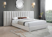 Pablo Cream Velvet Queen Bed - Royal Furniture & Gifts (MI) - Multi Location