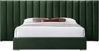 Pablo Green Velvet Queen Bed - Royal Furniture & Gifts (MI) - Multi Location