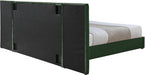Pablo Green Velvet Queen Bed - Royal Furniture & Gifts (MI) - Multi Location