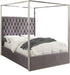 Porter Grey Velvet Queen Bed - Royal Furniture & Gifts (MI) - Multi Location
