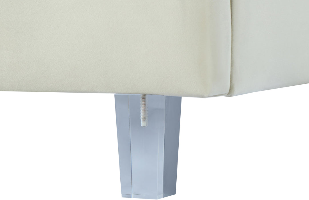 Rainbow Cream Velvet King Bed - Royal Furniture & Gifts (MI) - Multi Location