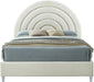 Rainbow Cream Velvet King Bed - Royal Furniture & Gifts (MI) - Multi Location