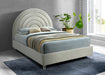 Rainbow Cream Velvet King Bed - Royal Furniture & Gifts (MI) - Multi Location