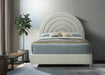 Rainbow Cream Velvet Queen Bed - Royal Furniture & Gifts (MI) - Multi Location