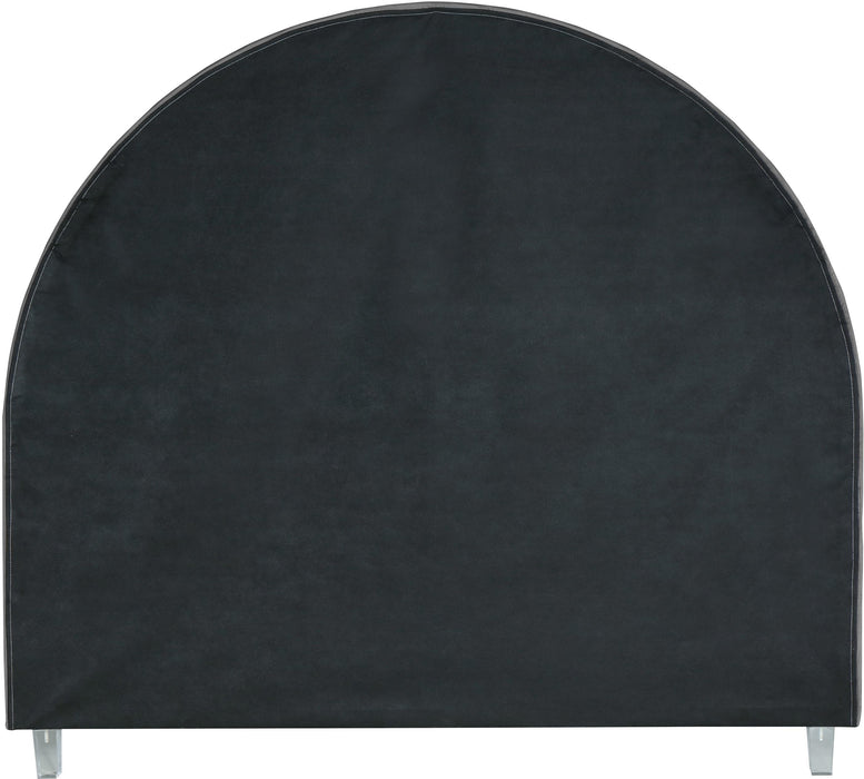 Rainbow Grey Velvet Queen Bed - Royal Furniture & Gifts (MI) - Multi Location