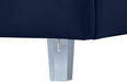 Rainbow Navy Velvet Twin Bed - Royal Furniture & Gifts (MI) - Multi Location