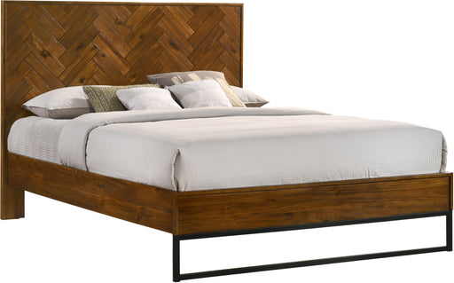 Reed Antique Coffee Queen Bed (3 Boxes) - Royal Furniture & Gifts (MI) - Multi Location