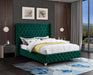Savan Green Velvet King Bed - Royal Furniture & Gifts (MI) - Multi Location