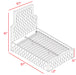 Sedona Cream Velvet Queen Bed - Royal Furniture & Gifts (MI) - Multi Location