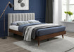 Vance Beige Linen Fabric Queen Bed (3 Boxes) - Royal Furniture & Gifts (MI) - Multi Location