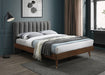 Vance Grey Linen Fabric Queen Bed (3 Boxes) - Royal Furniture & Gifts (MI) - Multi Location