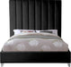 Via Black Velvet King Bed - Royal Furniture & Gifts (MI) - Multi Location