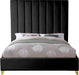 Via Black Velvet King Bed - Royal Furniture & Gifts (MI) - Multi Location