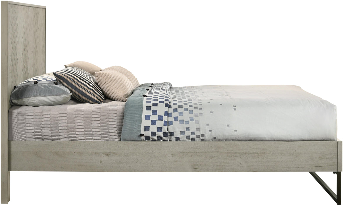 Weston Grey Stone Queen Bed (3 Boxes) - Royal Furniture & Gifts (MI) - Multi Location