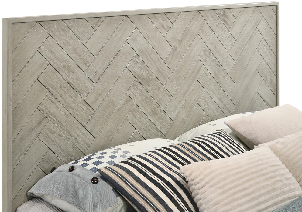 Weston Grey Stone Queen Bed (3 Boxes) - Royal Furniture & Gifts (MI) - Multi Location