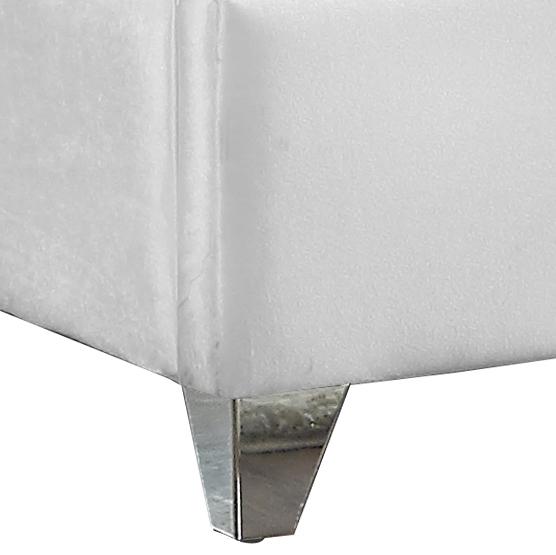 Zuma White Velvet Full Bed - Royal Furniture & Gifts (MI) - Multi Location