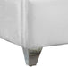 Zuma White Velvet Full Bed - Royal Furniture & Gifts (MI) - Multi Location