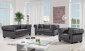 Bowery Grey Velvet Sofa - Royal Furniture & Gifts (MI) - Multi Location