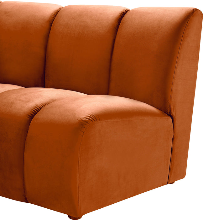 Infinity Cognac Velvet 10pc. Modular Sectional - Royal Furniture & Gifts (MI) - Multi Location