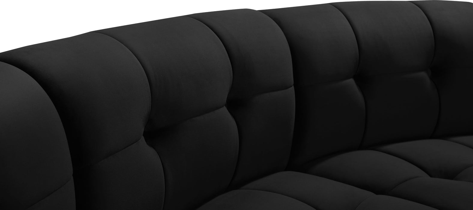 Limitless Black Velvet 11pc. Modular Sectional - Royal Furniture & Gifts (MI) - Multi Location