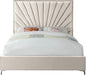 Eclipse Cream Velvet King Bed - Royal Furniture & Gifts (MI) - Multi Location