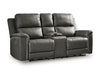Bleckley Power Reclining Loveseat with Console - Royal Furniture & Gifts (MI) - Multi Location