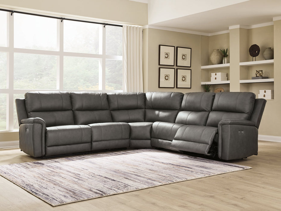 Bleckley Power Reclining Sectional - Royal Furniture & Gifts (MI) - Multi Location