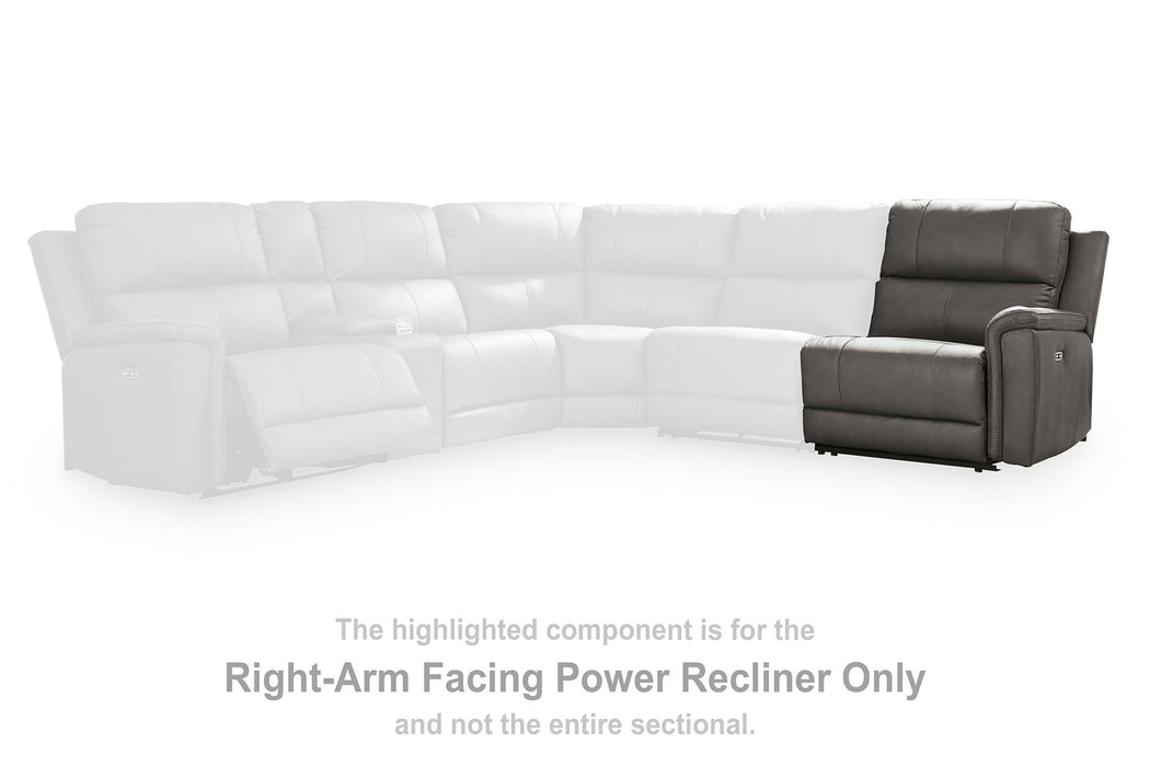 Bleckley Power Reclining Sectional - Royal Furniture & Gifts (MI) - Multi Location